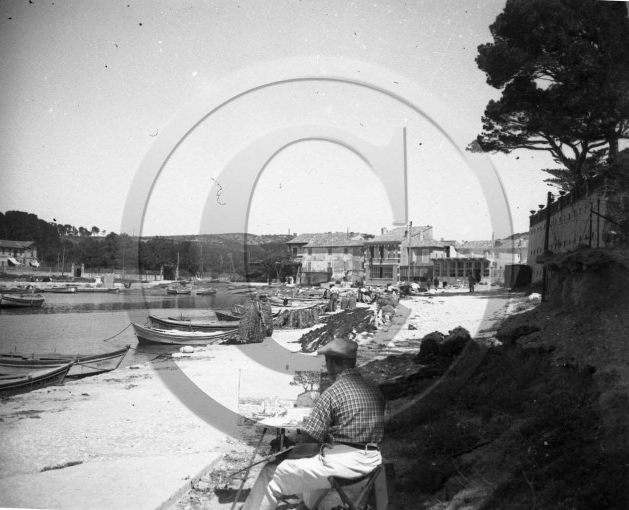 ME 54 peintre d un port de mediterrane .jpg